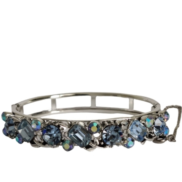 Superb 60s Lisner Hinged Cuff Bracelet Mint - Picture 3 of 11